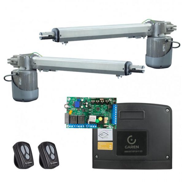 Kit de Motor Garen Pivo 110. Hasta 3mts por Hoja motor 1/2 PH 35 ciclos por Hoja 90° en 14s Alimentación 110.