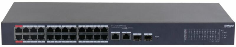 SWITCH DAHUA POE 26PT 1000MPBS 90W LOOP PROT WATCHDOG