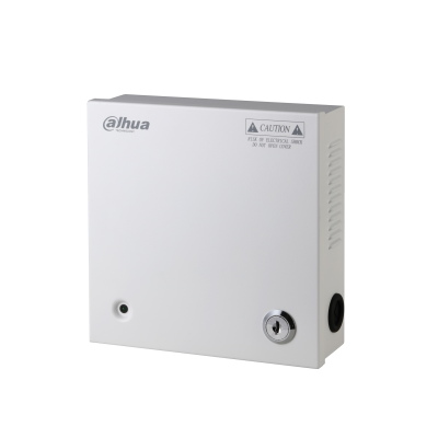 FUENTE CONMUTADA DAHUA 5CH CAJA METALICA CON LLAVE AC90-264VAC 4AMP 12V SALIDA 5FU