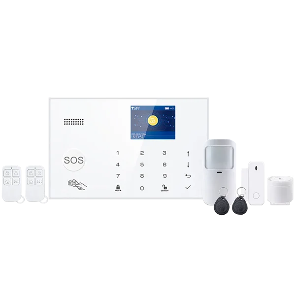 KIT DE ALARMA WIFI ,GSM APLICATIVO MOVIL / TECLAM 