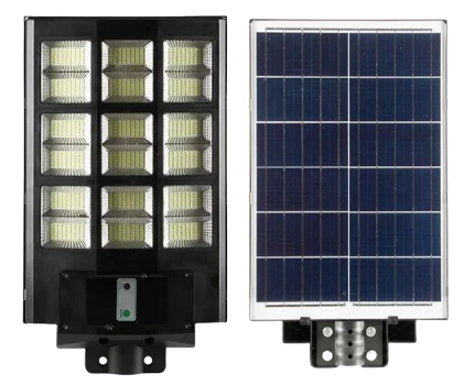 LUMINARIA CON PANEL  SOLAR  DE 1200W