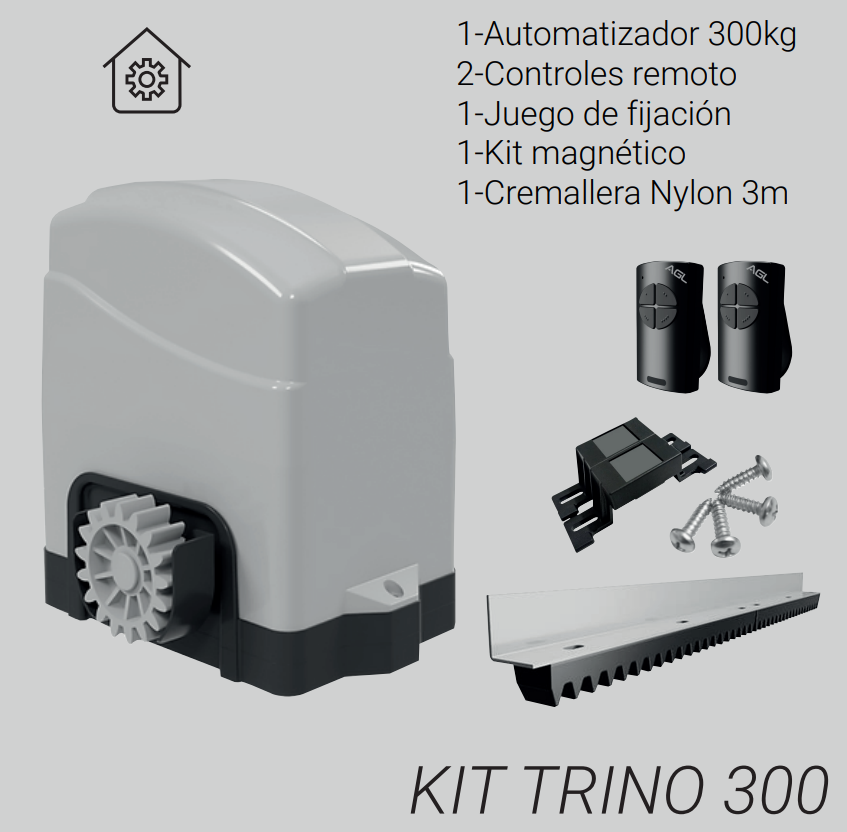 KIT MOTOR TRINO 300KG TECLAM