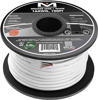Cable Antiflama 16awg 2 Hilos, Para Sistema