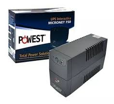 UPS  INTERACTIVA POWEST 750VA 4 TOMAS