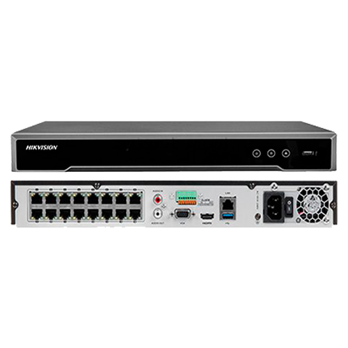 NVR DE 16 POE  CANALES HIKVISION 