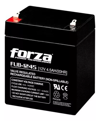 BATERIA SELLADA FORZA
12V-4AMP REF.FL1240GS 