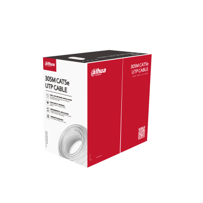 CABLE UTP CAT5E PARA INTERIOR/ 305 M/100% COBRE/CAJA UTP CAT5E, ALIMENTACIÓN A TRAVÉS DE ETHERNET
