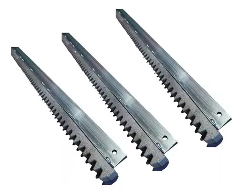 CREMALLERA DE ALUMINIO DE 1M PARA PORTONES CORREDISOS  TECLAM