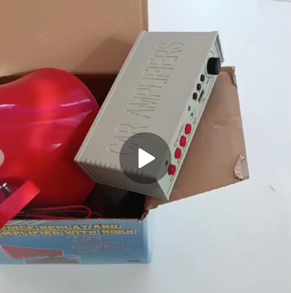 AMPLIFICADOR CON SIRENA 