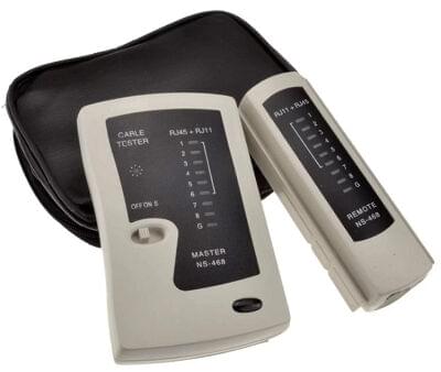 TESTEADOR RJ45, RJ11 DE CABLE TECLAM 