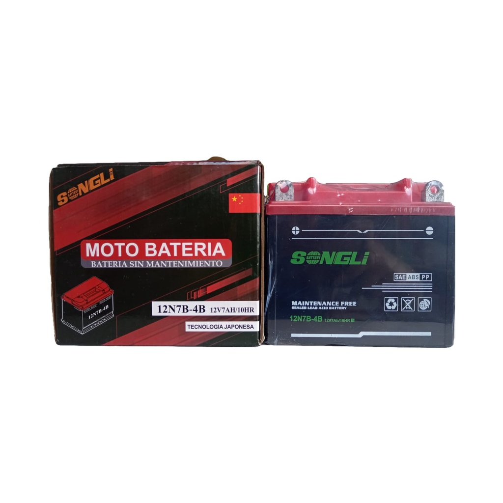 [JZQ-648] BATERIA SONGLI DE 12V A 7AMP 