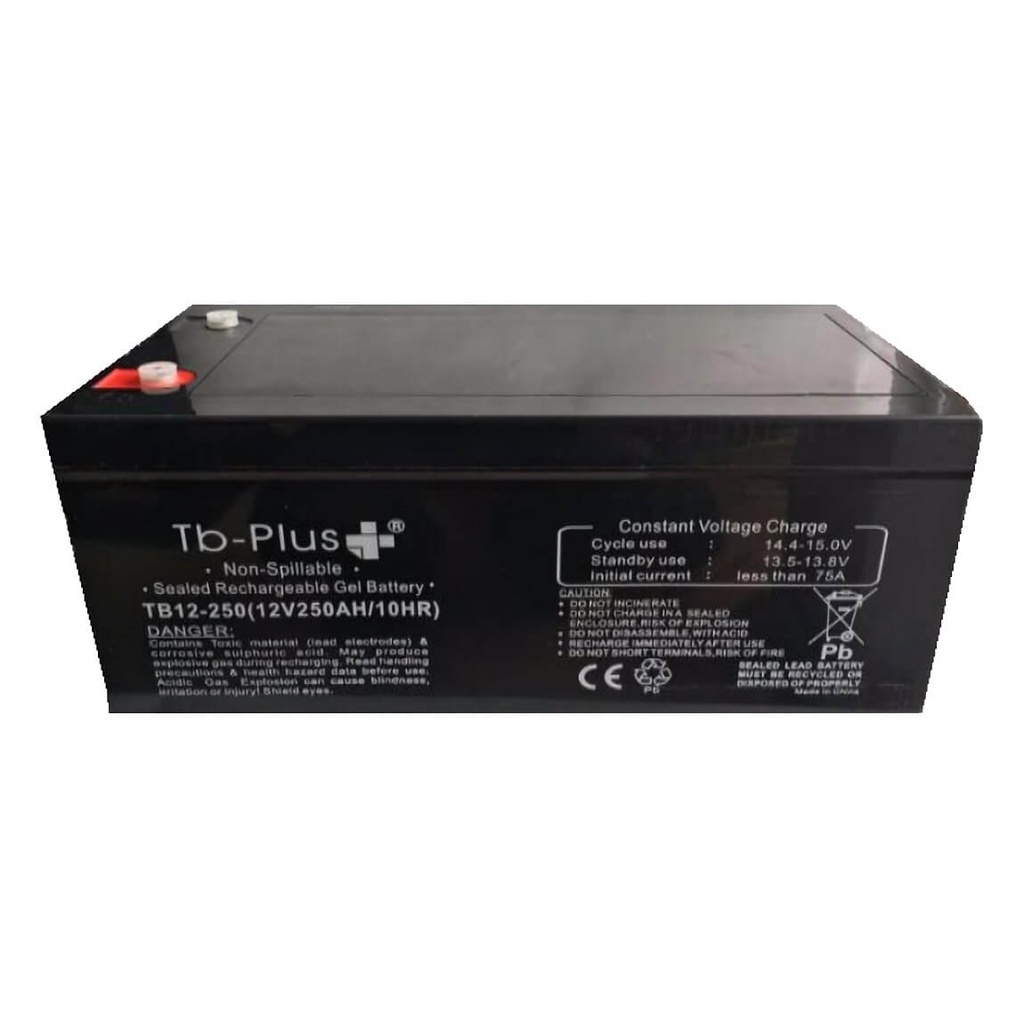 Batería Gel TB Plus 12V - 250AH