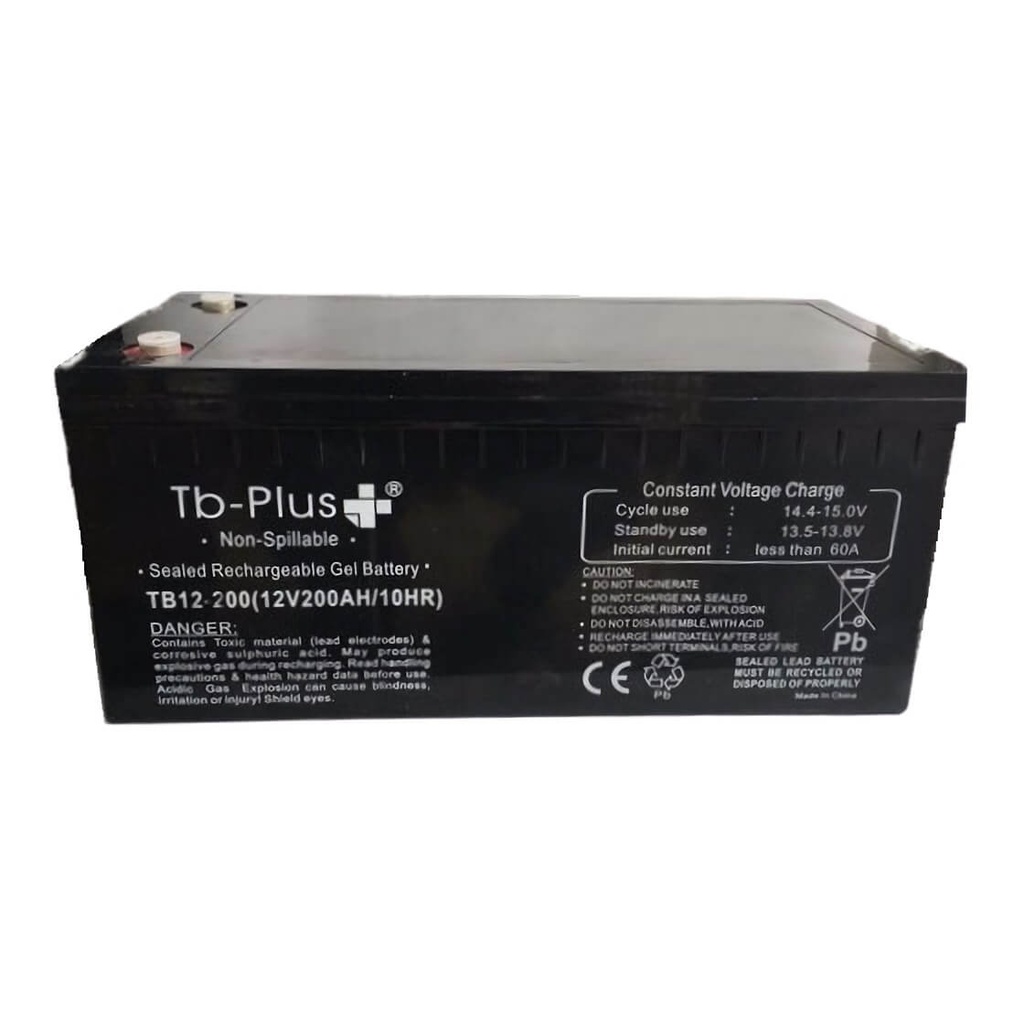 Batería Gel Solar TB-Plus 200AH 12V