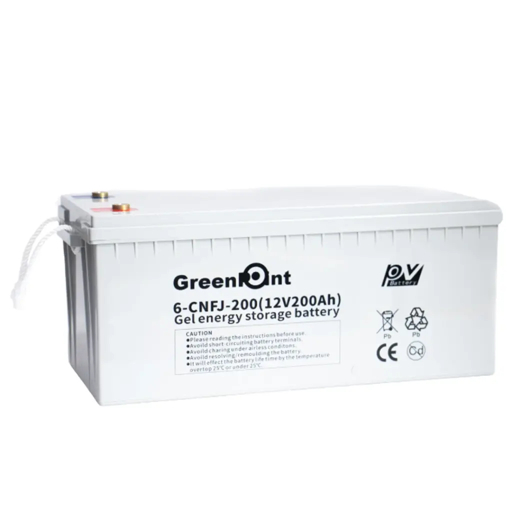 BATERIA EN GEL 12V 200A CICLO PROFUNDO GREEN POINT