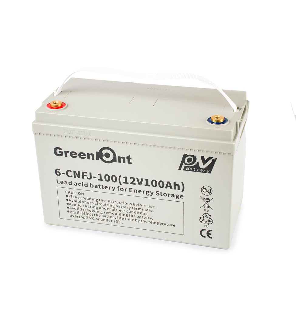 BATERIA EN GEL 12V 100AH CICLO PROFUNDO GREEN POINT