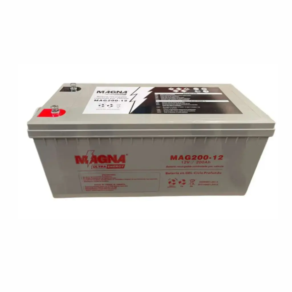 BATERIA EN GEL 12V 200A CICLO PROFUNDO MAGNA