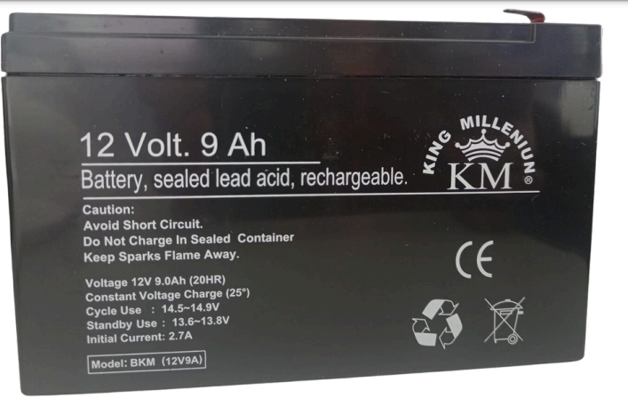 BATERIA DE 12V A 9AH BAT9A-KM  