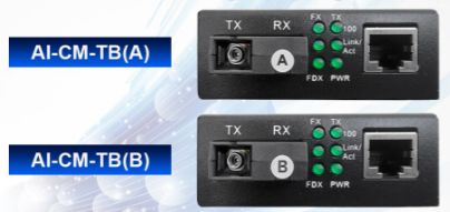 CONVERTIDORES DE MEDIOS DE UN HILO 10/100/1000TBASE(A-B)