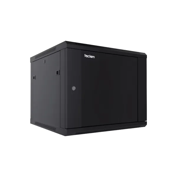 [TE-007-6409] GABINETE DE PARED 9U 600X450MM VIDRIO - TECLAM
