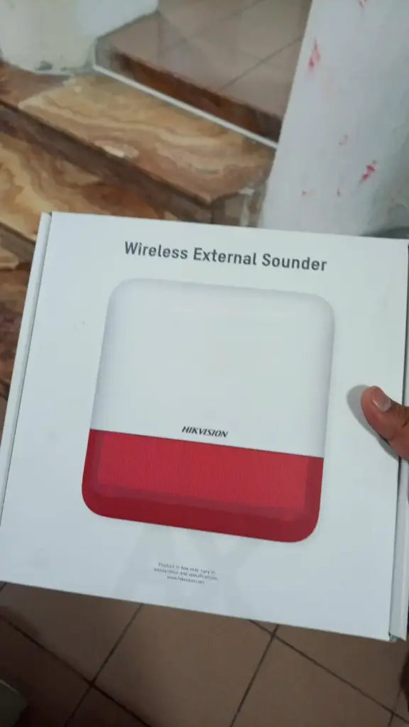 [DS-PS1-E-WD] SIRENA EXTERIOR HIKVISION PARA ALARMA SEGUNDA GENERACION 