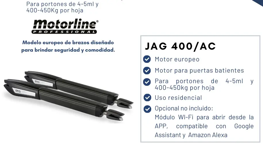 MOTORLINE JAG 400-AC-110V  