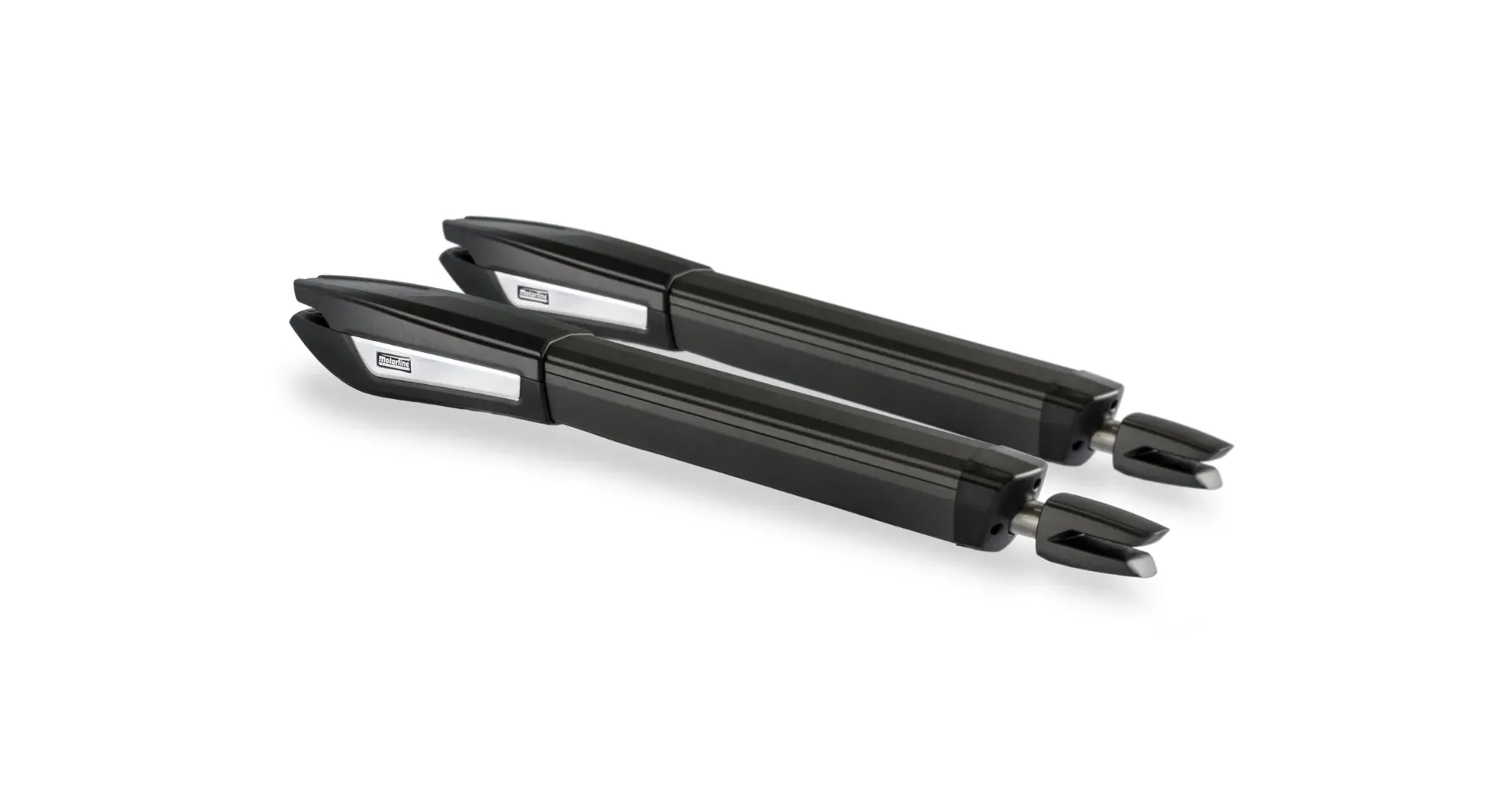MOTORLINE JAG 600-DC / Brazos JAG fue desarrollado para automatizar portones batientes, disponible en 230V, 110V y 24V y dos carreras diferentes – 400mm y 600mm. Además de tener un diseño irreverente, el JAG es un motor extremadamente robusto y resistente, con una estructura en aluminio y perfiles removibles. Motorización y sistema mecánico diseñados para un movimiento silencioso