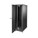 Rack de Piso 24U TECLAM con 4 Ventiladores y Puerta de Vidrio