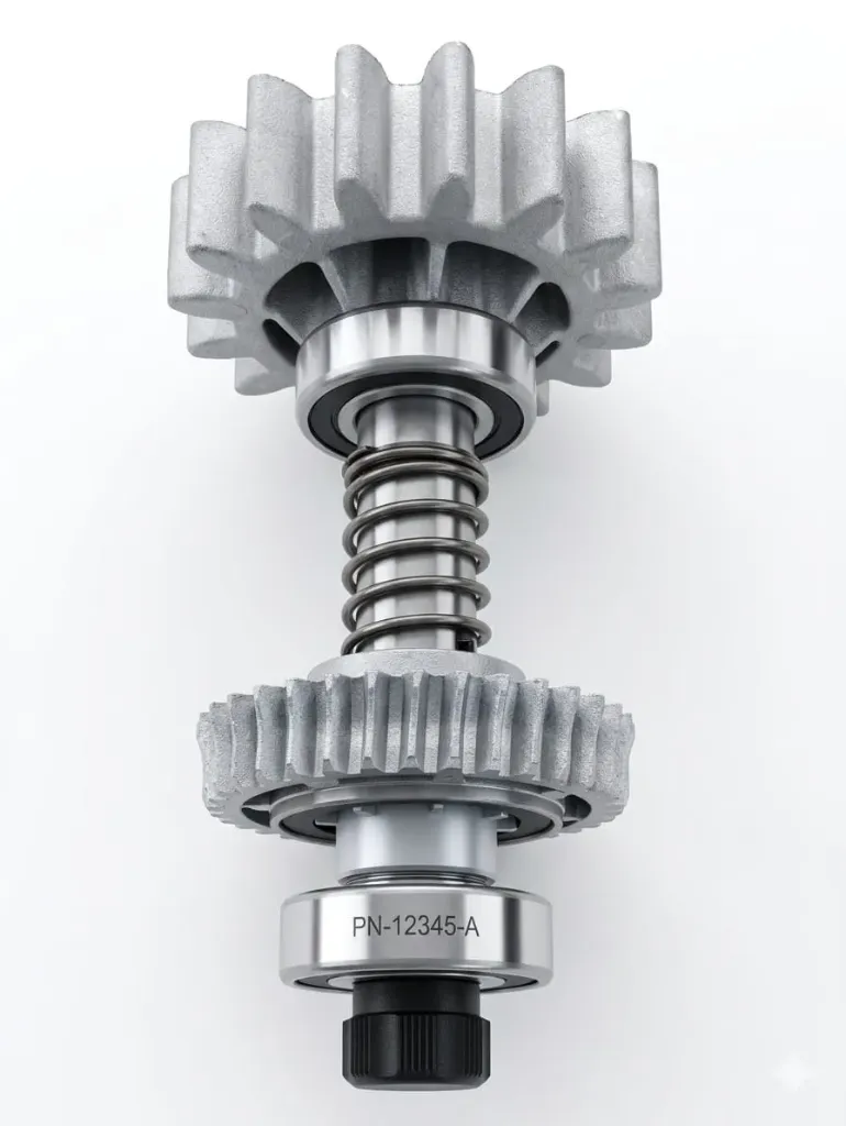 REPUESTO PIÑON STRONG EIXO DESLIZANTE COMPLETO 01 ENTRADA ALUMINIO EX