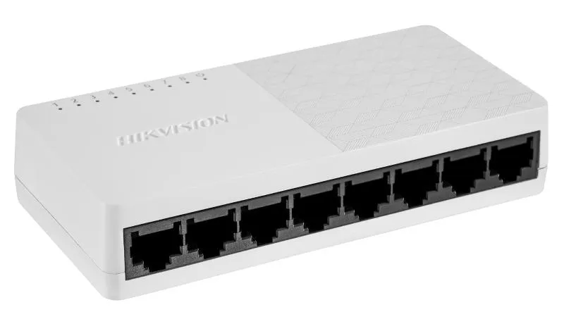 DS-3E0508D-O / SWITCH DE 8 PUERTOS GIGABIT ETHERNET HIKVISION 10/100/1000 MBPS