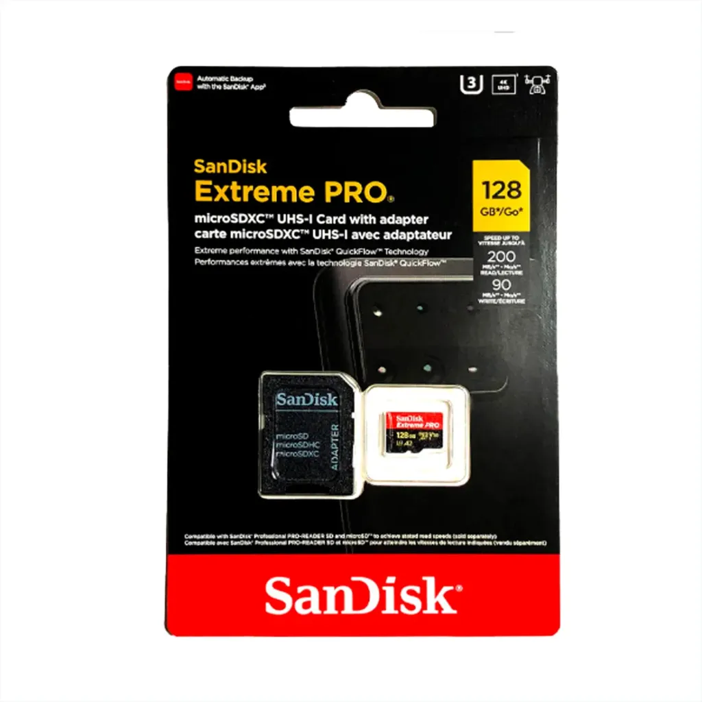 MEMSNDDQAS4128G - MICRO SD SANDISK VIDEO 128GB 100MBS