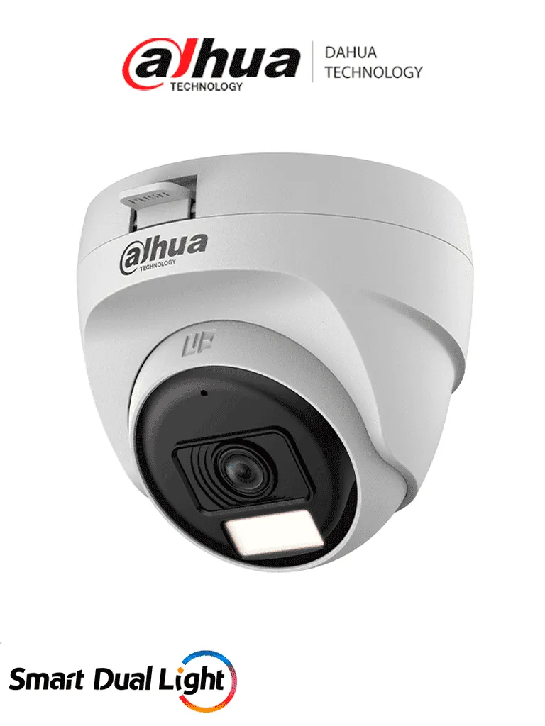 DH-HAC-T1A51N-U-IL-A  CAM DOMO PLASTICA 5MP 2.8MM SMART DUAL LIGHT 25 fps@5MP VISION 106° IR25M CVI/TVI/AHD/CBVS