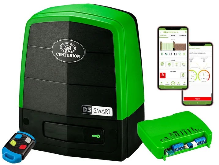 Motor Centurion D3 SMART 300kg – Portón Corredera, Rápido y con Batería