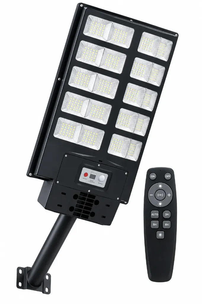 LUMINARIA SOLAR DE 1000W CON SOPORTE INCLUIDO