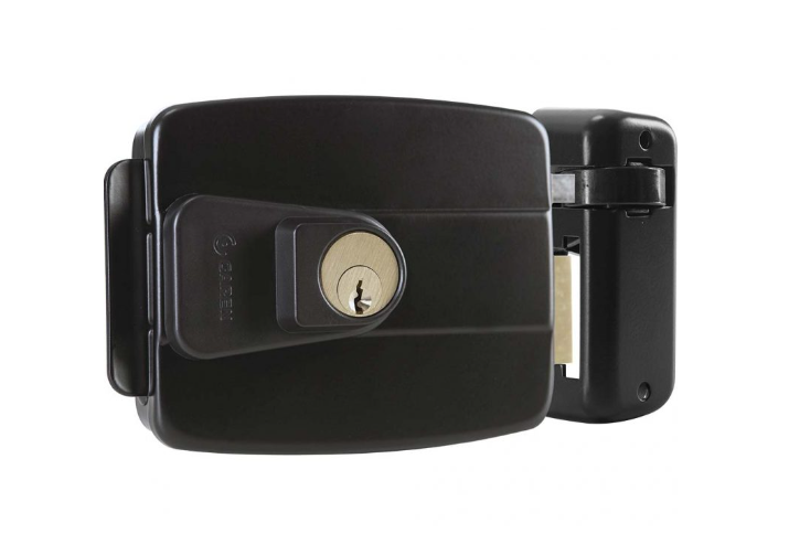 CERRADURA ELECTRICA NEGRO GAREN SOLO LLAVE
