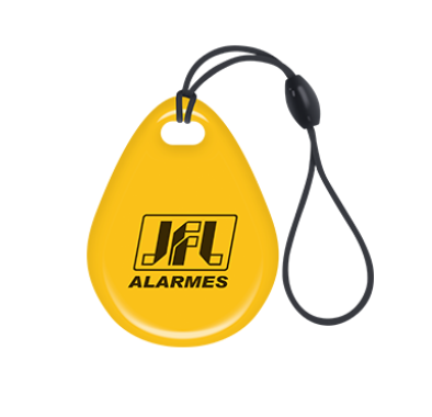 LLAVERO DE PROXIMIDAD JFL RFID 13,56MHZ AMARILLO
