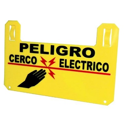LETRERO DE PREVENCION CERCA ELECTREICA