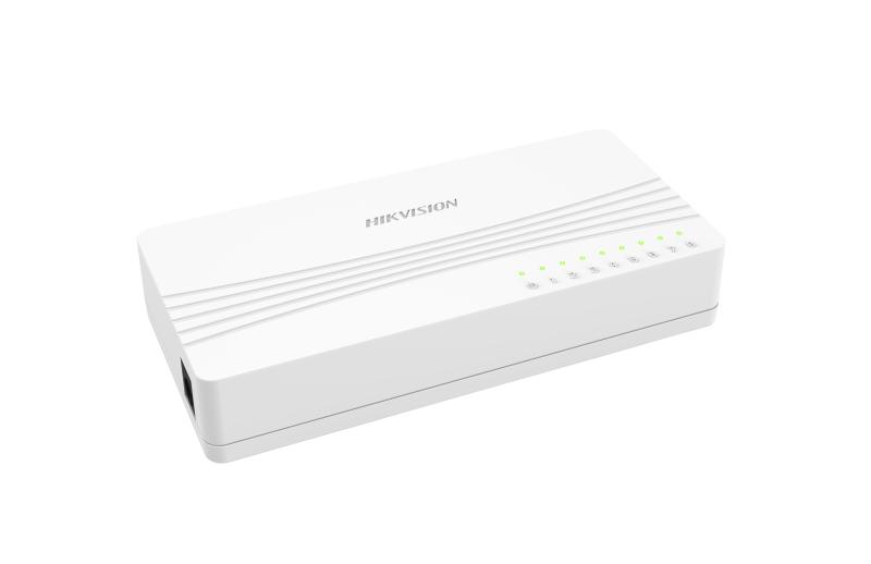 SWITCH DE ESCRITORIO DE 8 PUERTOS 10 / 100 MBPS - HIKVISION 