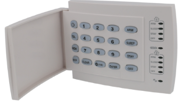 TECLADO LED CABLEADO DE 10 ZONAS HORIZON