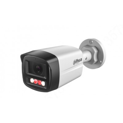 CAMARA DAHUA TUBO IP DUAL LIGHT 4MP 2.8MM IR 30M, LED 20M, POE AUD, DETECCION DE HUMANO,