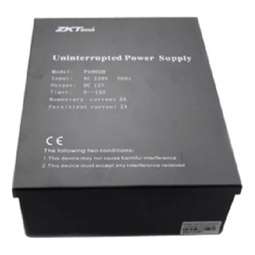 FUENTE PARA CONTROL DE ACCESO 12VDC, 2AMP CONTINUOS O 5AMP MOMENTANEOS 