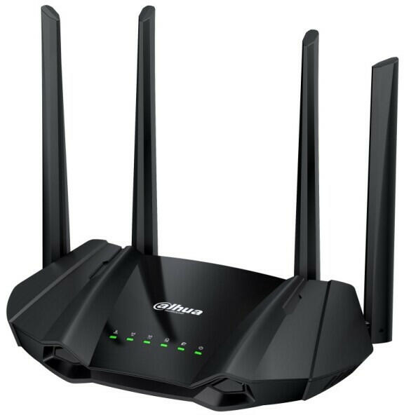 ROUTER DAHUA 6TH GEN 1.5GBPS 2.4/5.0GHZ BANDAS OFDMA 1024-QAM BI-DIRECCIONAL MU-MIMO WPA/WPA2/WPA3 PARENTAL CONTROL

