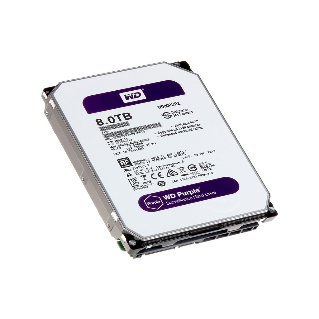 DISCO DURO  DE  8TB ESPECIAL WD  PURPLE