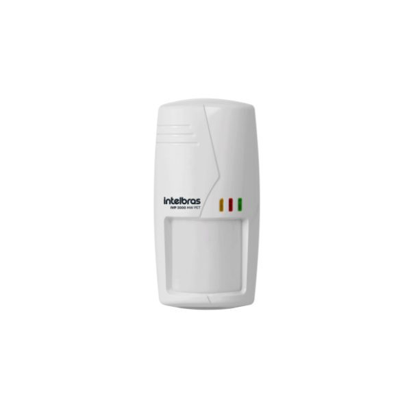 INTELBRAS SENSOR ALÁMBRICO IVP 7001 MW PET PIR MICROONDAS CABLEADO CON 90Â° DE APERTURA, 20KG PET