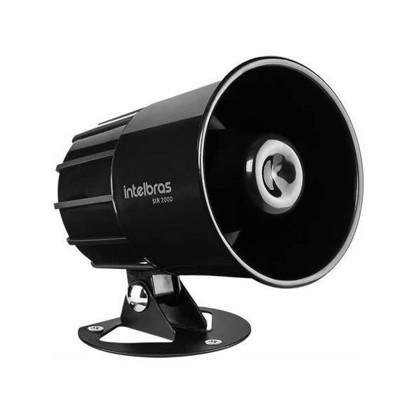 INTELBRAS SIRENA SIR 2000 – NEGRA 115 DB USO INTERNO