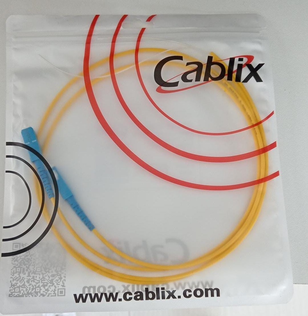 CABLIX PATCHCORD SC/UPC- SC/UPC OP9-06 20SU SIMPLEX 2 METROS/ 2,0MM