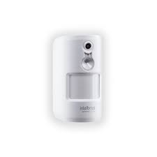 Sensor PIR con CAMARA | inalámbrico a 916 MHz| compatible con 
Centrales de Alarma AMT 8000 | Modulación DSSS BPSK 40Kbps | 
90° de apertura | 20 Kg Función PET | CAMARA 110° apertura | 
Resolución de las fotos QVGA | 2 Baterias CR123A incluidas | USO 
INTERIOR
