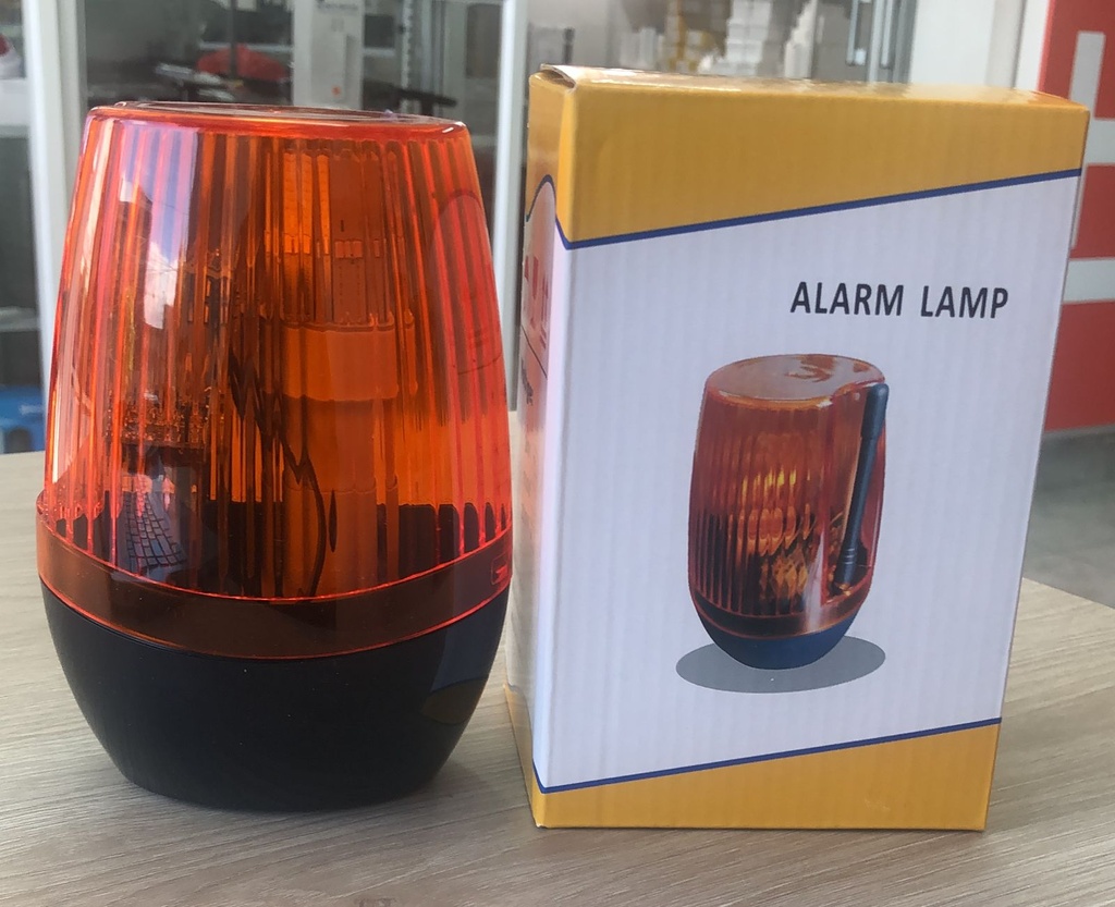 LAMPARA ESTROBOSCOPICA PARA GARAGE DE 12/24 VDC - 110VAC