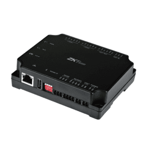 Panel de Control Acceso basado en IP - 2 puertas
Capacidad de tarjetas: 30000
Capacidad de Registros: 200000
Comunicación: TCP/IP, RS485
Capacidad de Puertas: 8 MAX (accesorio DM10)
Puertos: Aux in, Aux out, RS485
