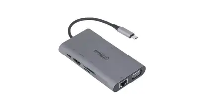 [DH-TC39] HUB 9 en 1 DAHUA USB3.1 TIPO-C USB3.0 HDMI4K RJ45 VGA SD/TF PD DOCKING STATION 20V 5AMP
ALUMINIO