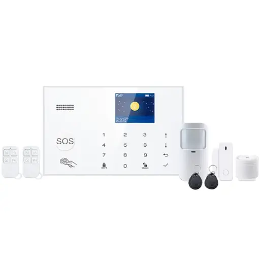 [TEC-G30] KIT DE ALARMA WIFI ,GSM APLICATIVO MOVIL / TECLAM 